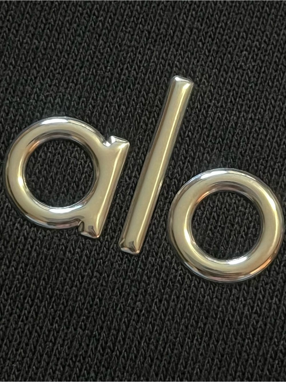 Alo Yoga Accolade Straight Leg Sweatpants Black Logo NWT XS - Picture 3 of 11